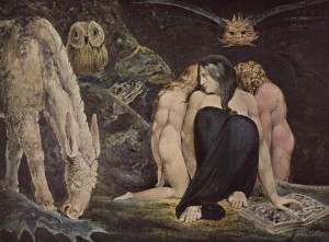 Hecate William Blake Triple Hecate 1795